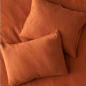 Urban Outfitters Cozy Slub Sham Set x 2